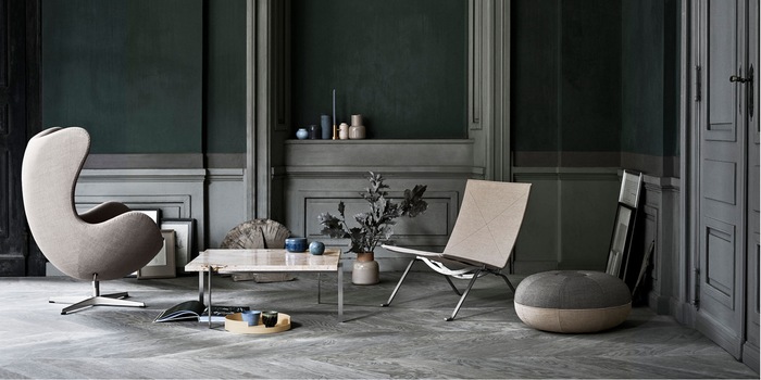 Der «Egg Chair» wurde ursprünglich für die Lobby des Royal Copenhagen Hotels entwickelt. Bild: Republic of Fritz Hansen Der «Egg Chair» wurde ursprünglich für die Lobby des Royal Copenhagen Hotels entwickelt. Bild: Republic of Fritz Hansen