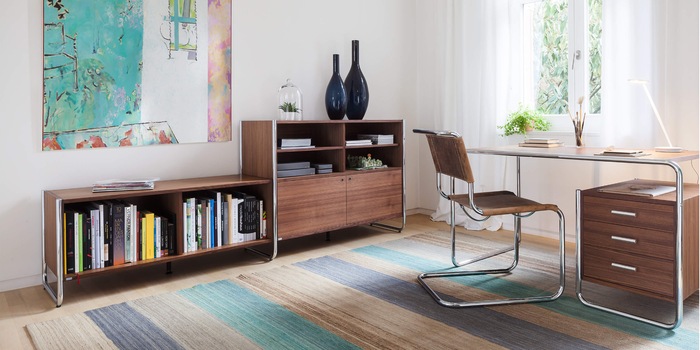 Il design intramontabile della «S 33» degli anni trenta continua a farci oscillare allegramente e riempie di stile i nostri spazi. Immagine: Thonet