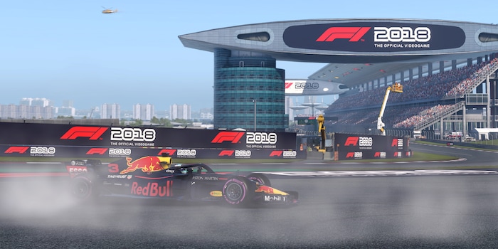Pure asphalt action: "F1 2018" makes racing hearts beat faster and boys' dreams come true.