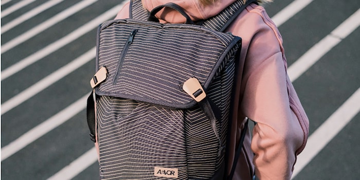 Das Modell «Daypack Fineline» en route. Bild: Aevor Das Modell «Daypack Fineline» en route. Bild: Aevor