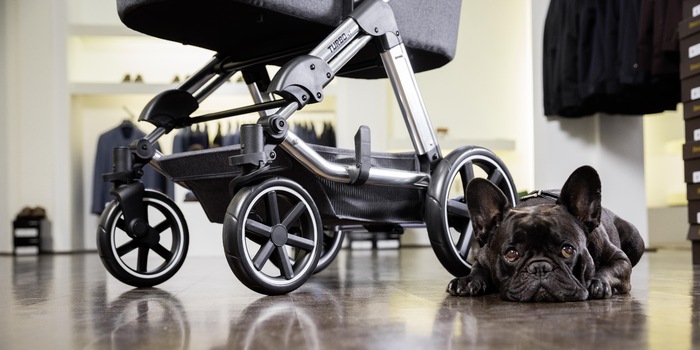 Travel-System «Turbo 4 T Diamond Edition (Asphalt)» von ABC Design. Bild: ABC Design
