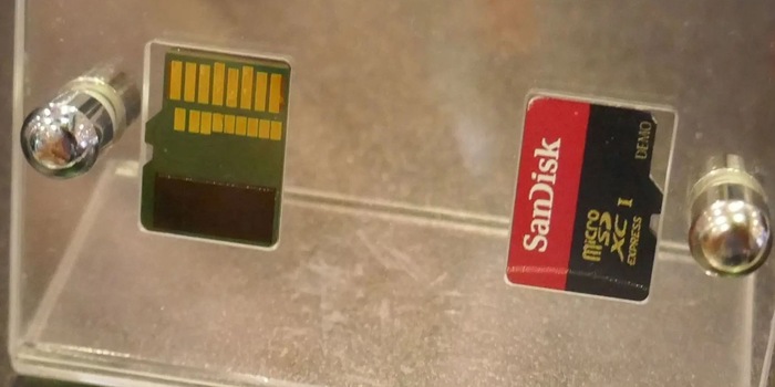 Der neue SD-Standard «SD Express» ermöglicht bis zu 1 GB/s Leserate. Quelle: heise.de