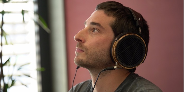 Product manager Dimitri also takes an ear off the Audeze LCD-3.