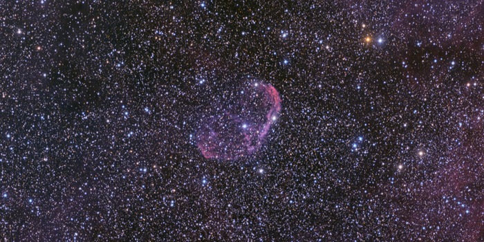 Nébuleuse dans la constellation du cygne