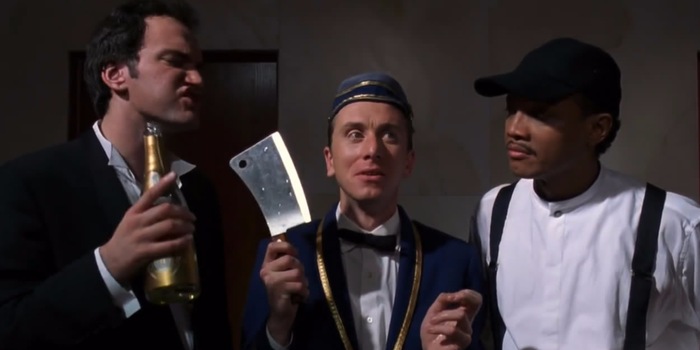 Im Film «Four Rooms» erleben die Gäste eines ehemaligen Luxushotels eine besonders abenteuerliche Silvesternacht.