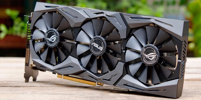 Can be seen from the outside and inside - the graphic cards of the 10-series from Asus. Can be seen from the outside and inside - the graphic cards of the 10-series from Asus.