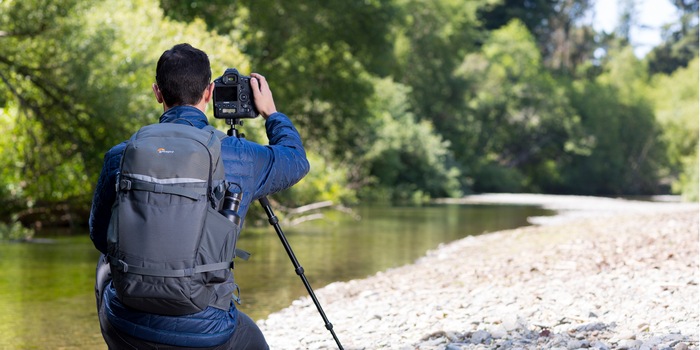 In Lowepro Flipside Trek B you always have everything important with you.