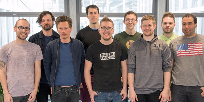 Teamwork: Ivan Viñas, Ramun Liesch, Sebastien Pietsch, Oliver Herren, Christoph Ebert, Daniel Billingham, Tobias Käppeli, Istvan Flach, Christopher Holder. (Nicht auf dem Bild: Andri Bühler) Teamwork: Ivan Viñas, Ramun Liesch, Sebastien Pietsch, Oliver Herren, Christoph Ebert, Daniel Billingham, Tobias Käppeli, Istvan Flach, Christopher Holder. (Nicht auf dem Bild: Andri Bühler)