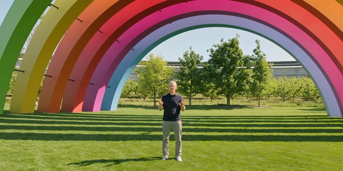 Capture d'écran Keynote WWDC23 / Apple