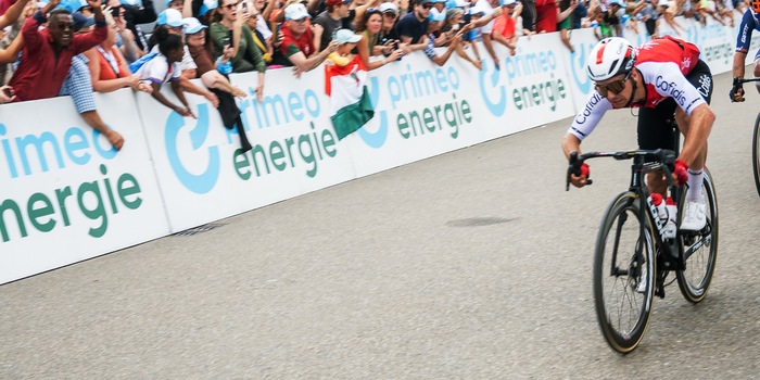 Patrick Bardelli / Il francese Bryan Coquard del team Cofidis vince la seconda tappa dell'87° Tour de Suisse (177 chilometri da Vaduz a Regensdorf).