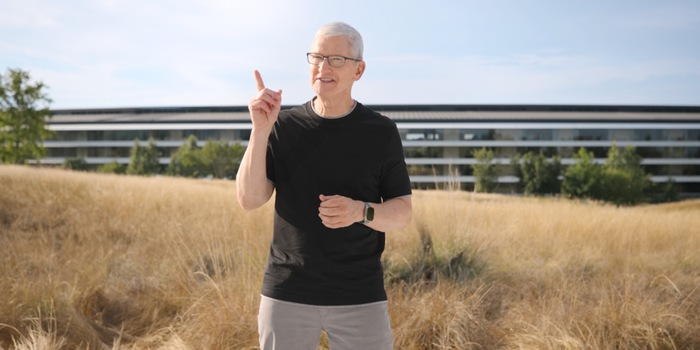 Capture d'écran de l'événement Apple de septembre 2023