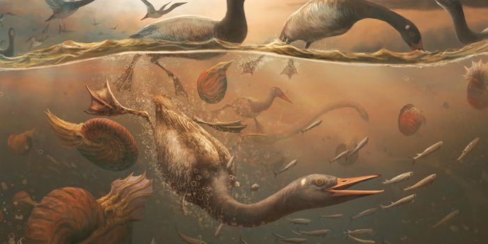 © Mark Witton, 2025; Pressebild zu Torres, R.C. et al.: Cretaceous Antarctic bird skull elucidates early avian ecological diversity. Nature 638, 2025 (Ausschnitt)