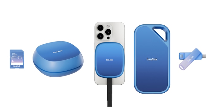 SanDisk (Collage nicht maßstabsgetreu)