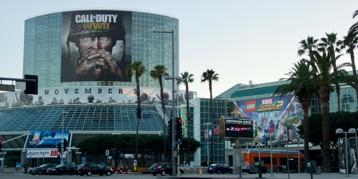 Das E3-Messezentrum in Los Angeles vor dem grossen Ansturm. Bild: awement