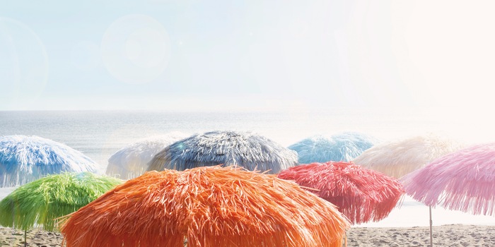 Ces partenaires colorés signés Jankurtz assurent une ambiance de plage digne de ce nom.