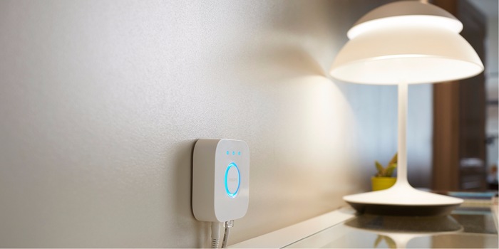 Il cuore: The Bridge collega il vostro cellulare o tablet alle lampade e alle lampadine "Hue".