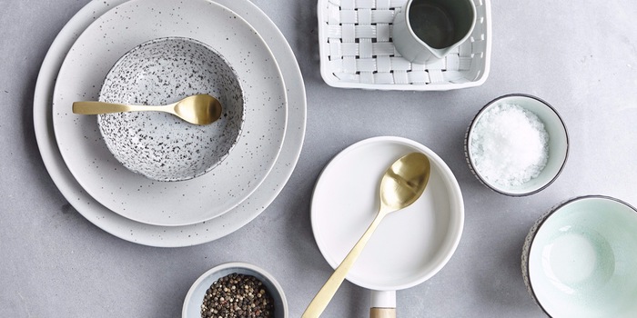 All in white but still rich in variety: Combining textures makes for a great look.